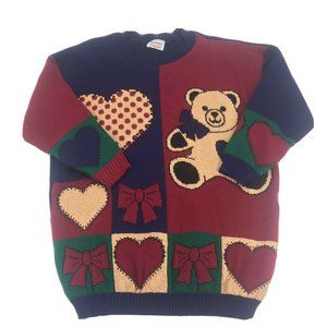 Vintage 90s Womens Maternity Knit Sweater